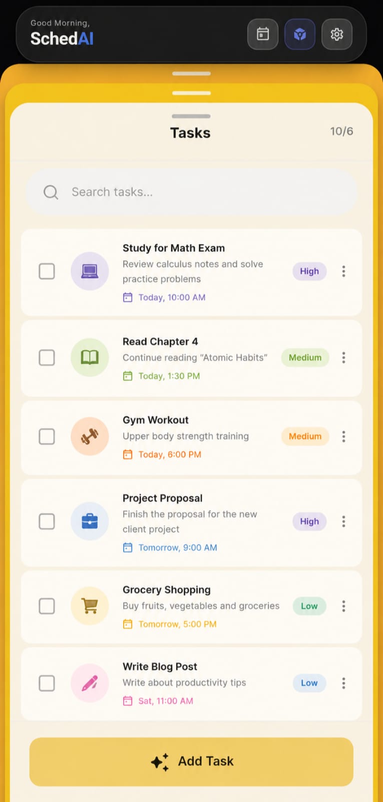 SchedAI App