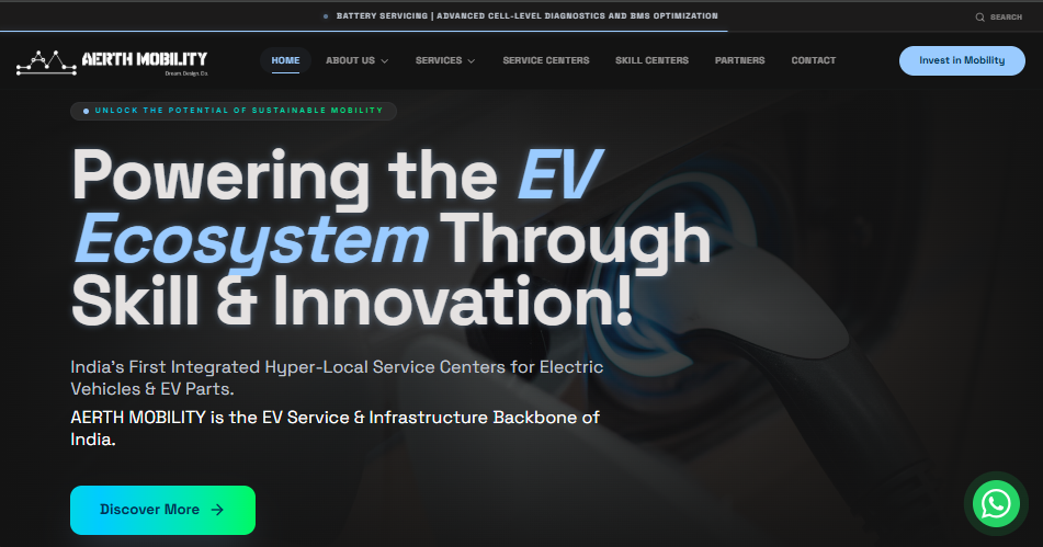 AERTH MOBILITY Homepage